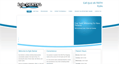 Desktop Screenshot of kyledental.com